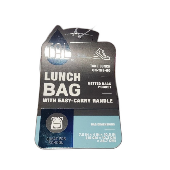 TAL Kids Insulated Lunch Bag, Pink Hearts - Picture 8 of 8